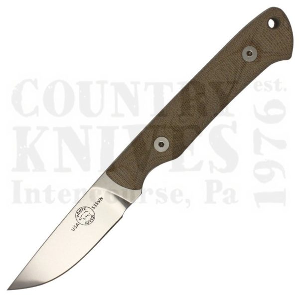 Buy White River Knife & Tool  WRSG-MNA Small Game - S35VN / Natural Canvas Micarta at Country Knives.