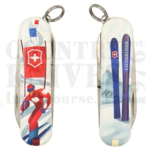 Buy Victorinox Victorinox Swiss Army Knives 0.6223.L2008 Classic SD 2020 - Ski Race at Country Knives.