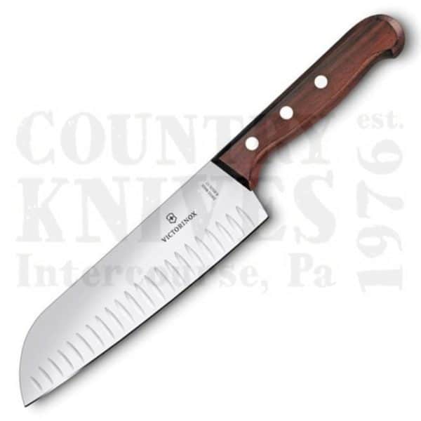 Buy Victorinox Victorinox Kitchen and Butcher 41527 7" Santoku - Granton at Country Knives.
