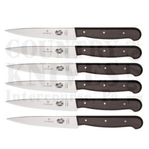 Victorinox | Swiss Army Kitchen and Butcher5.2030.12-X4 (46003)Six Piece Steak Knife Set – Pointed / Serrated