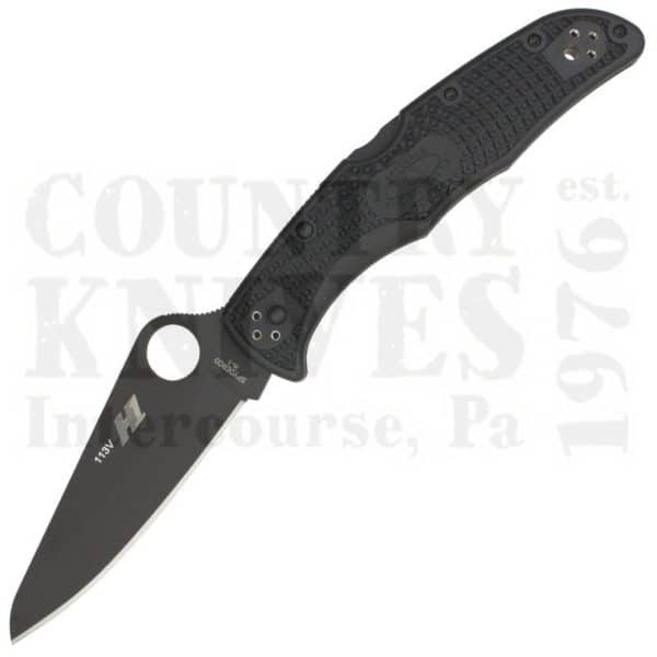 Buy Spyderco  C91PBBK2 Pacific Salt 2 - TiCN / PlainEdge at Country Knives.