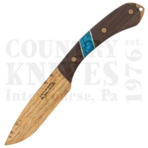 Condor Tool & KnifeCTK2829-3.5-HIBlue River Wooden Knife Kit – Walnut / Turquoise