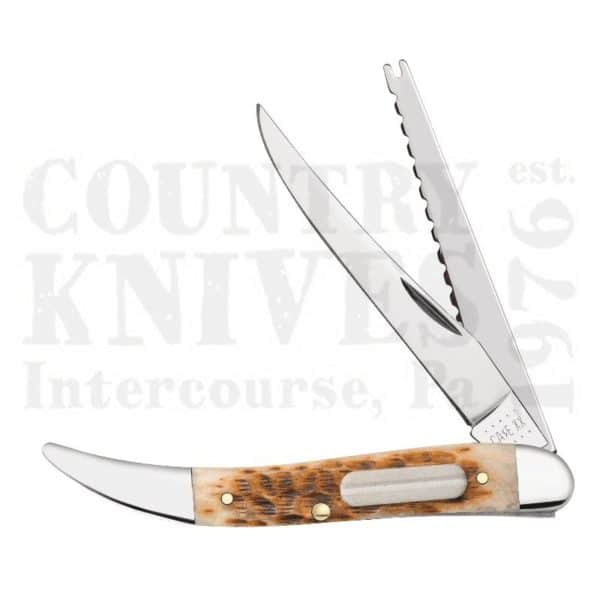 Buy Case  CA10726 Fishing Knife - Amber Bone at Country Knives.