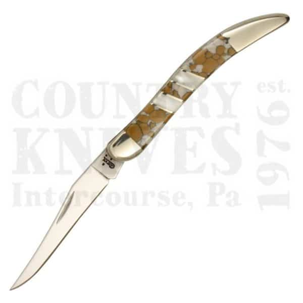 Buy Case  CA6622 Small Texas Toothpick - Snow Leopard Jasper at Country Knives.