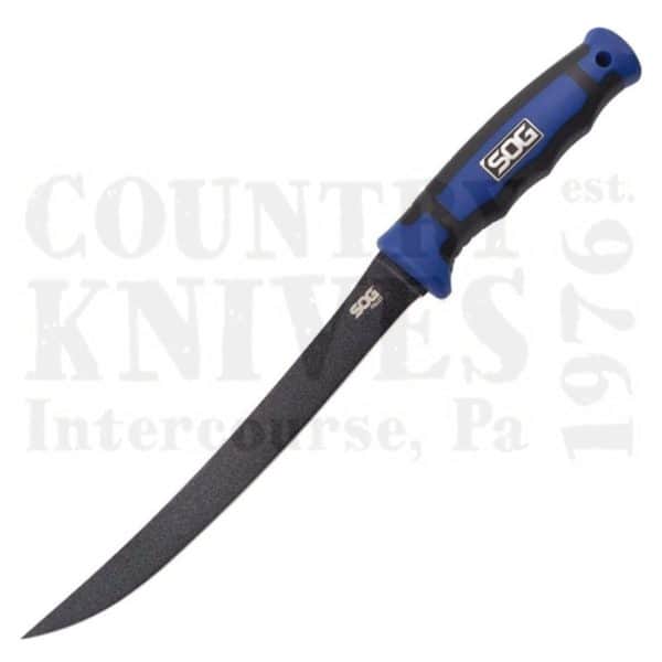 Buy SOG  FLT32K 7½"" Fillet Knife - FRN Sheath at Country Knives.