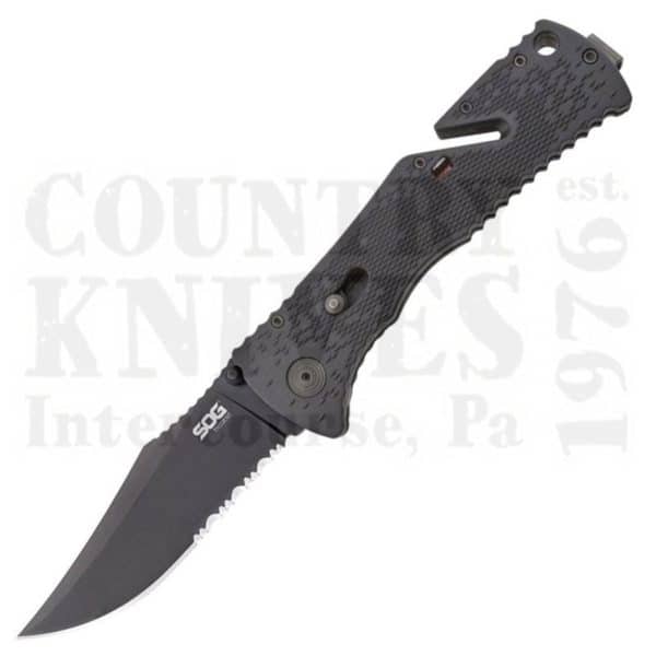 Buy SOG  SOGTF-1 Trident - TiN / Partially Serrated at Country Knives.