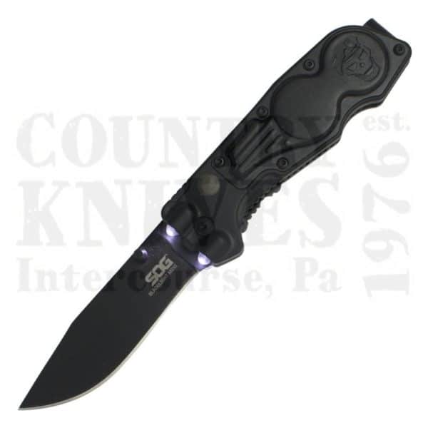Buy SOG  BLT-61 BladeLight Folder Mini - Black TiN / LED Flashlight  at Country Knives.