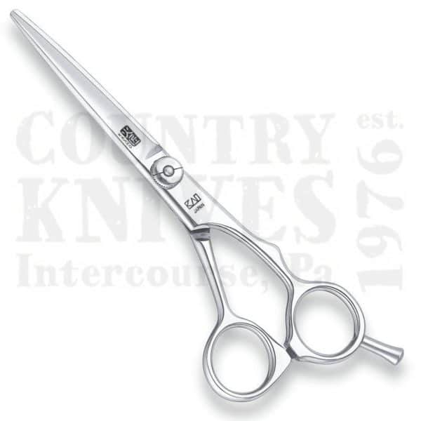 Buy Kasho  KGR60OS 6" Hair Shears - Green Series / Semi-Offset at Country Knives.