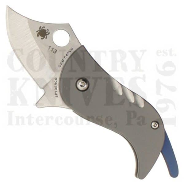 Buy Spyderco  C256TIP Pochi - CPM S45VN / Titanium at Country Knives.