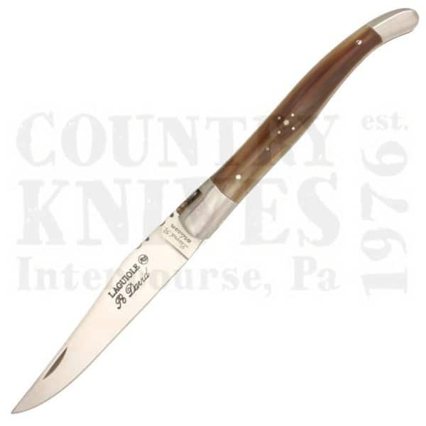 Buy Robert David  RD90812 12cm Laguiole - Blonde Horn / Stainless Bolsters at Country Knives.