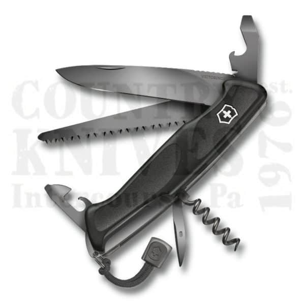 Buy Victorinox Victorinox Swiss Army Knives 0.9563.C31P RangerGrip 55 - Onyx Black at Country Knives.