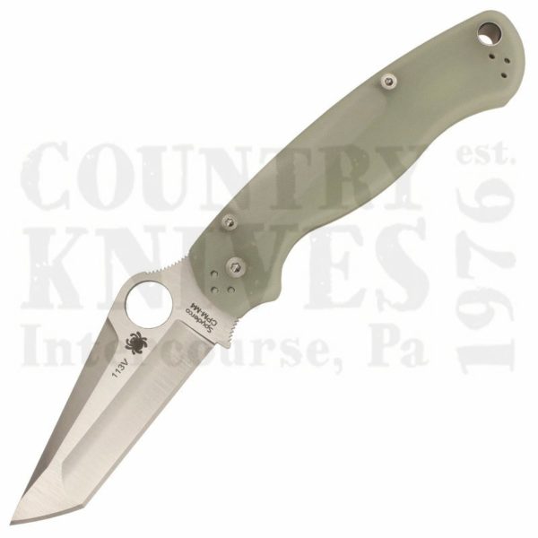 Buy Spyderco  C81GM4PT2 ParaMilitary2 Tanto - M4 / PlainEdge at Country Knives.