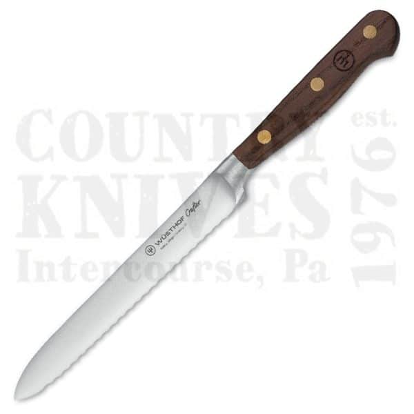 Buy Wüsthof-Trident  WT3710 5" Serrated Utility Knife - Crafter at Country Knives.