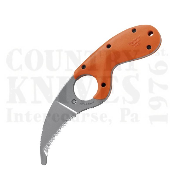 Buy CRKT  CR2510ER Bear Claw - Blunt Tip / Serrated / Orange at Country Knives.