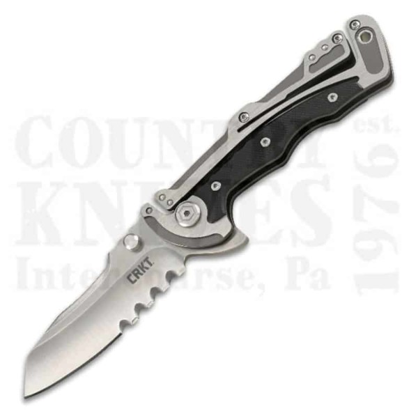 Buy CRKT  CR5195 Graphite - Serrated at Country Knives.