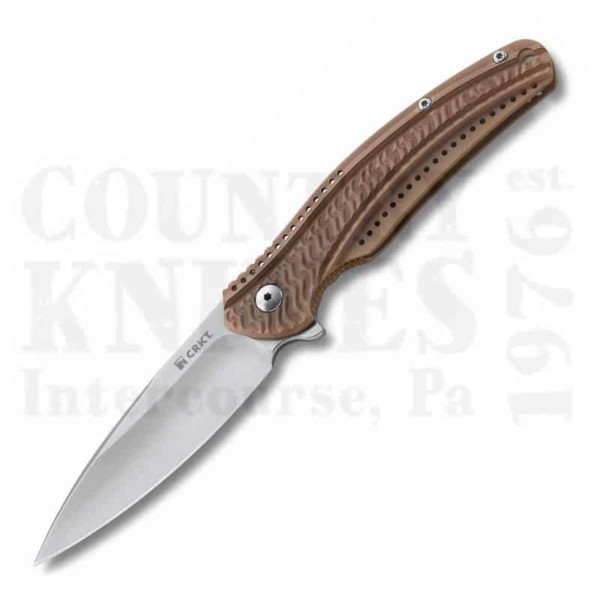 Buy CRKT  CRK401BXP Onion Ripple 2 - Bronze at Country Knives.