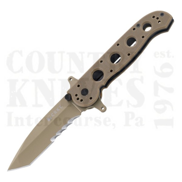 Buy CRKT  CRM16-14DSFG Desert G10 - Big Dog / Veff Combination Edge at Country Knives.