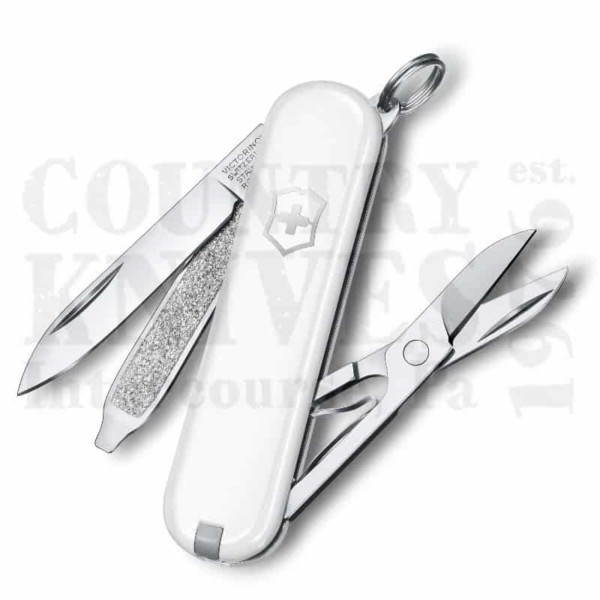 Buy Victorinox Swiss Army Knife 0.6223.7 Classic SD - White at Country Knives.