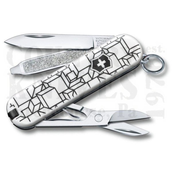 Buy Victorinox Victorinox Swiss Army Knives 0.6223.L2105 Classic SD 2021 - Cubic Illusion  at Country Knives.
