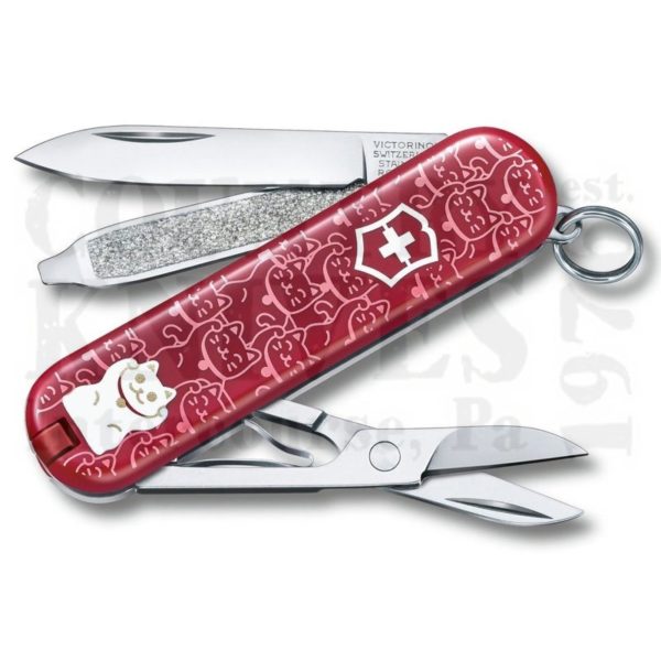Buy Victorinox Swiss Army 0.6223.L2106 Classic SD 2021 - Lucky Cat  at Country Knives.