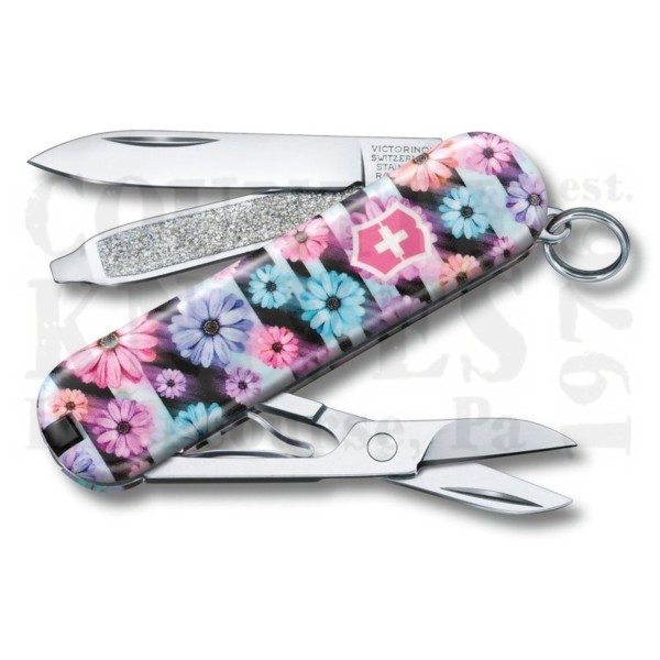 Buy Victorinox Swiss Army 0.6223.L2107 Classic SD 2021- Dynamic Floral  at Country Knives.