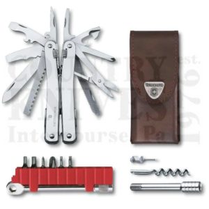 Victorinox | Victorinox Swiss Army Knives3.0236.LSwissTool Spirit Plus with Ratchet – Leather Pouch