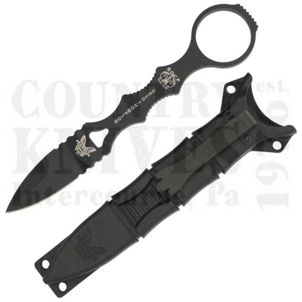 Buy Benchmade  BM177BK Mini SOCP Dagger - Single Edge / Molded Sheath at Country Knives.