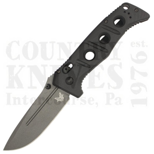 Buy Benchmade  BM275GY-2 Adamas - Black G-10 / Cru-Wear / Tungsten Grey Cerakote at Country Knives.
