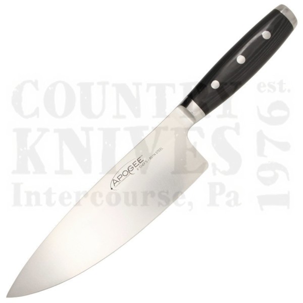 Buy Apogee Culinary Designs  DRGN-CHEF-0800 8" Chef’s Knife - Dragon / Black Micarta at Country Knives.