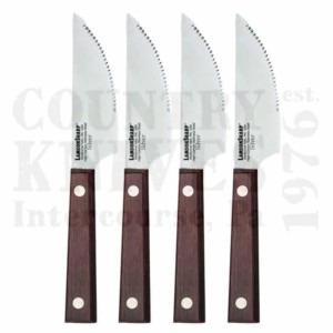 Lamson52994Four Piece Jumbo Steak Knife Set – Silver