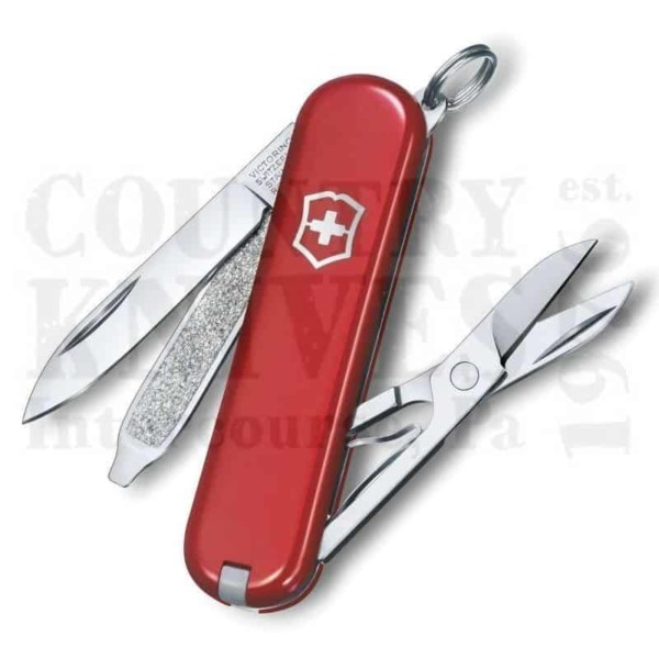 Buy Victorinox Victorinox Swiss Army Knives 0.6223.G Classic SD - Style Icon  at Country Knives.