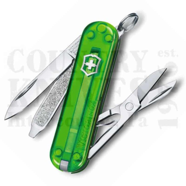 Buy Victorinox Victorinox Swiss Army Knives 0.6223.T41G Classic SD - Green Tea  at Country Knives.