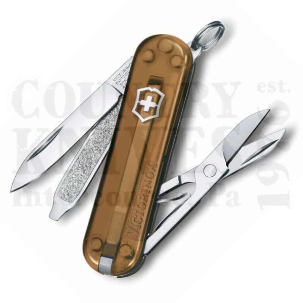 Buy Victorinox Victorinox Swiss Army Knives 0.6223.T55G Classic SD - Chocolate Fudge  at Country Knives.