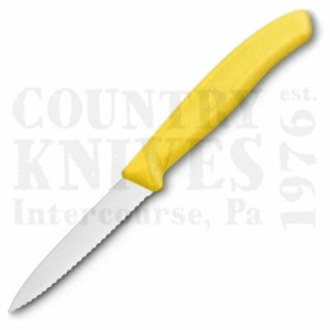 Victorinox | Victorinox Kitchen and Butcher6.7636.L1183¼’’ Serrated Paring Knife – Yellow