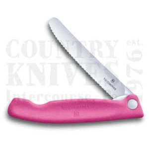 Victorinox | Victorinox Kitchen and Butcher6.7836.F5BSwiss Classic Foldable Paring Knife – Pink / Serrated