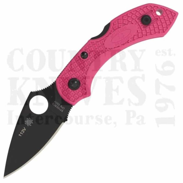 Buy Spyderco  C28FPPNS30VBK2 Dragonfly2 - PINK FRN / TiCN / S30V at Country Knives.