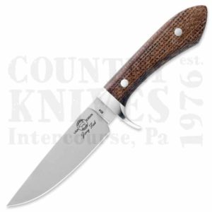 White River Knife & ToolWRJF-BNASendero Classic – S35VN / Natural Burlap Micarta / Leather