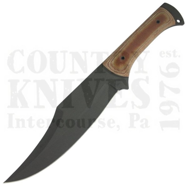 Buy Mineral Mountain Hatchet Works  MMHW-CB10 10" Combat Bowie  - Canvas Micarta at Country Knives.