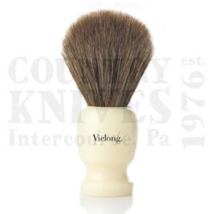VielongVL-12750Shaving Brush – Ivory / Horse Hair