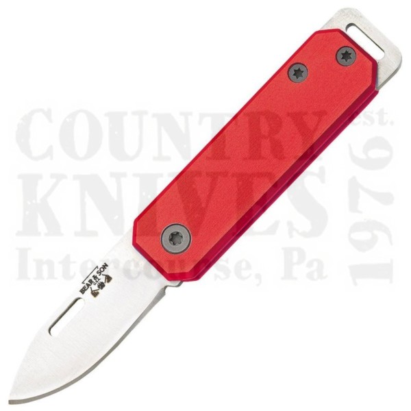 Buy Bear & Son  B109RD Small Slipjoint - Red Aluminum at Country Knives.