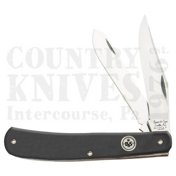 Buy Bear & Son  B354 Trapper - Black Delrin at Country Knives.