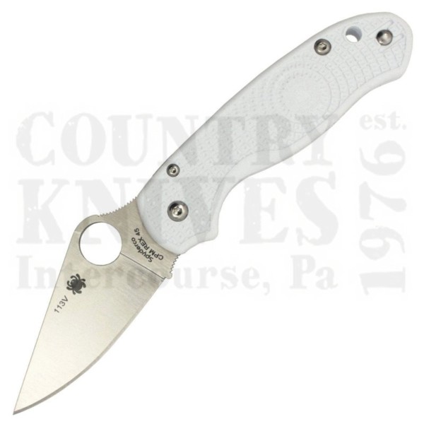 Buy Spyderco  C223PWH Para 3 - WHITE FRN / REX 45 at Country Knives.