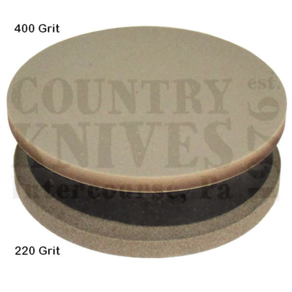 Buy Straight Grain Supply  SGSP220400 Axe Sharpening Puck - 220/400 grit at Country Knives.