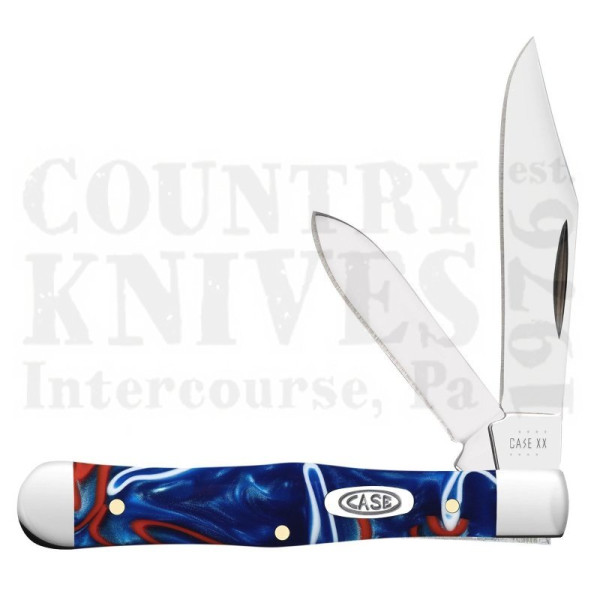 Buy Case  CA11220 Small Swell Center Jack - Patriotic Kirinite at Country Knives.
