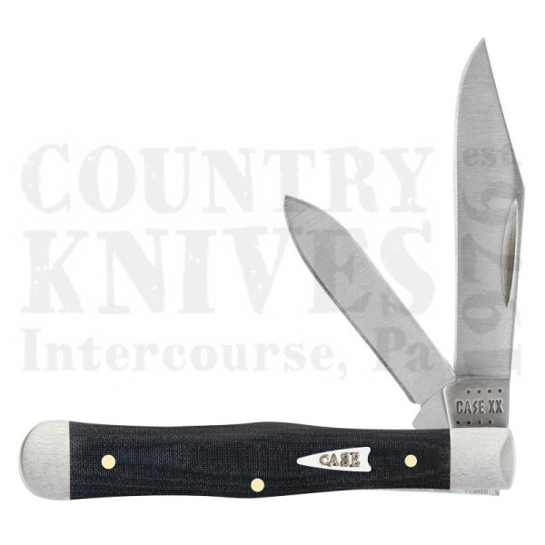 Buy Case  CA27737 Small Swell Center Jack - Black Micarta at Country Knives.