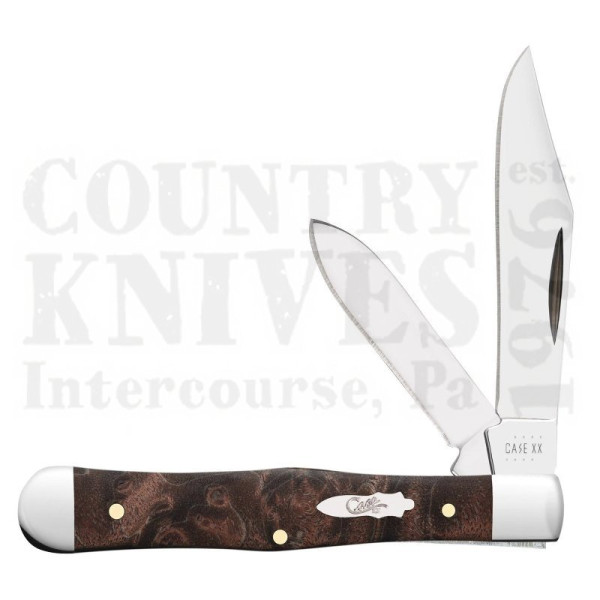 Buy Case  CA64061 Small Swell Center Jack - Brown Maple Burl at Country Knives.