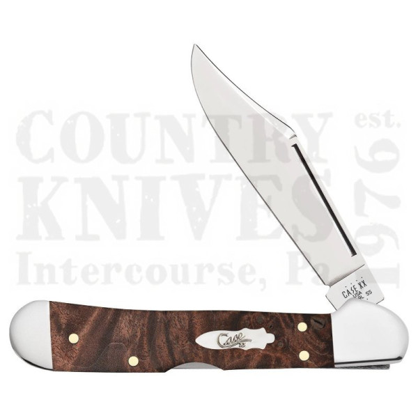 Buy Case  CA64067 Mini CopperLock - Brown Maple Burl at Country Knives.