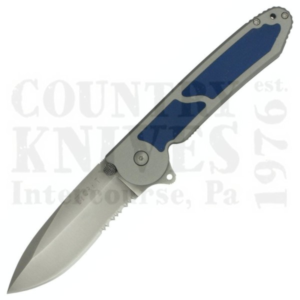 Buy CRKT  CRM18-14B Carson Folder - Blue / Large / Combination at Country Knives.