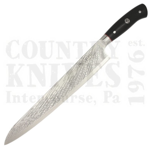 Buy Apogee Culinary Designs  DRST-SLIC-1000 10” Slicing Knife - Storm / Black G-10 at Country Knives.