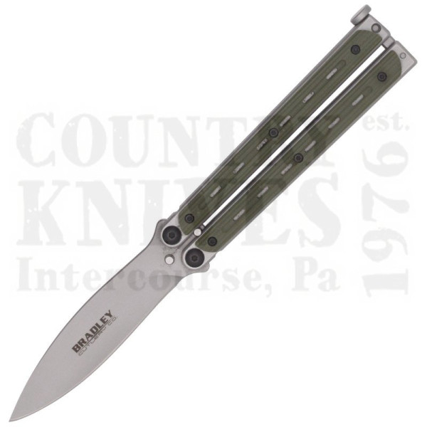 Buy Bradley  901 KIMURA - 154CM / Olive Drab G-10 at Country Knives.